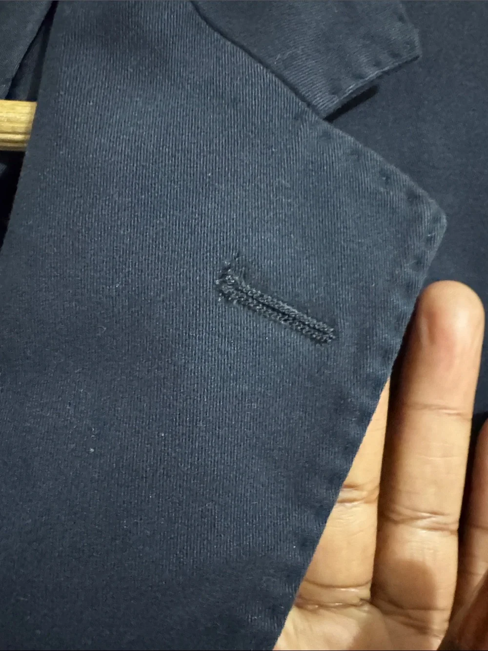 Polo Ralph Lauren Men's Navy Cotton Blazer size 40R Tailored Classic Capsule